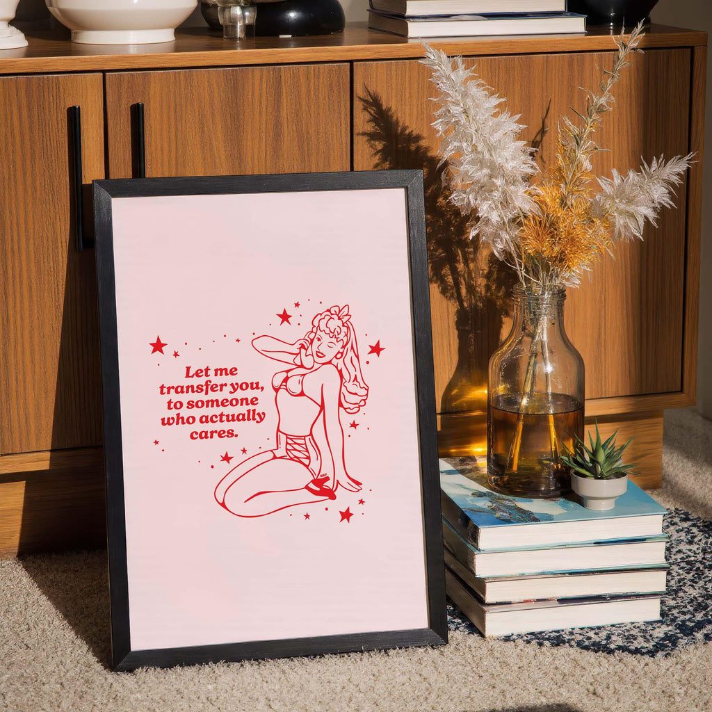 Pin-Up Sassy Sarah Digital Art Print | Instant Download