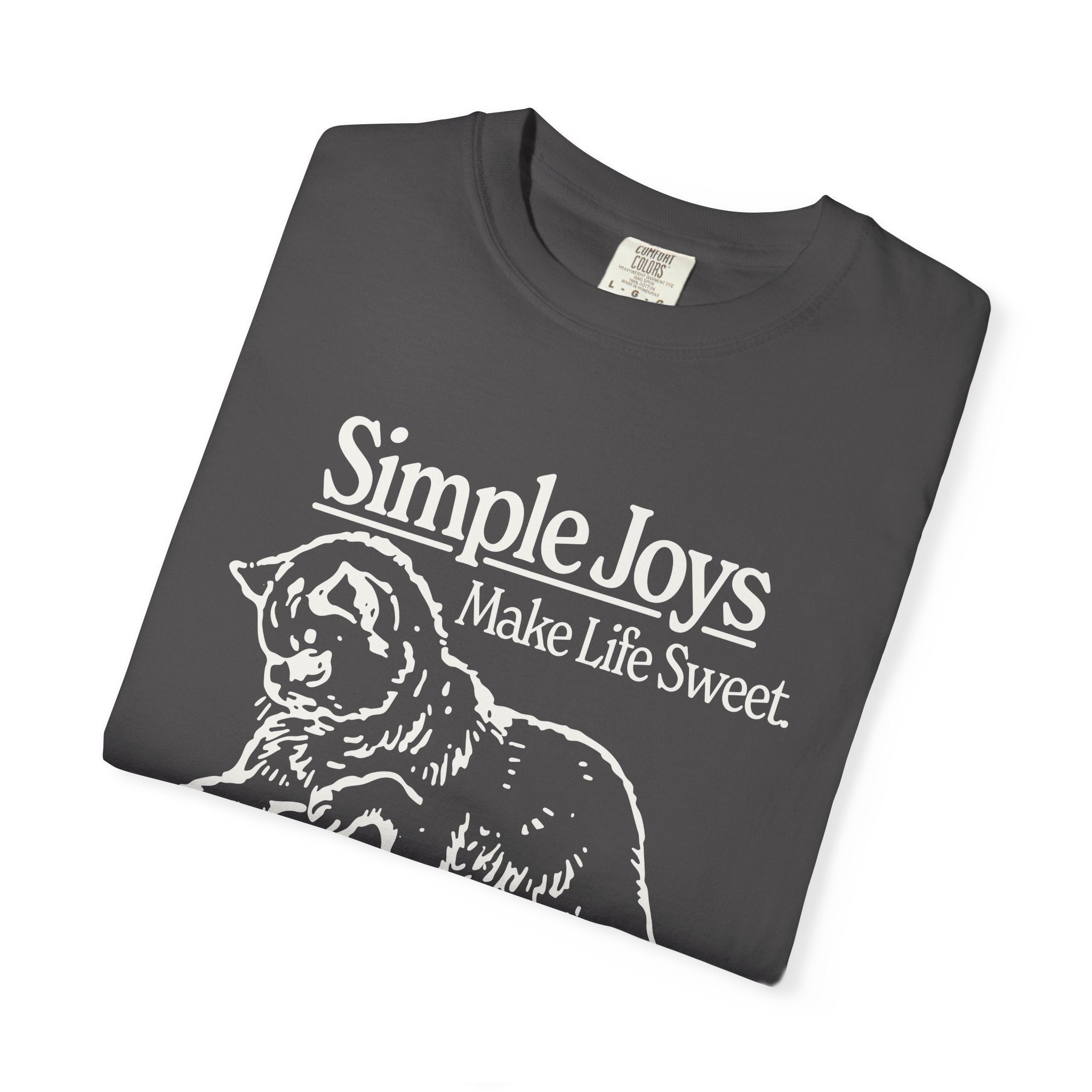 Simple Joys Cat T-Shirt | Comfort Colors