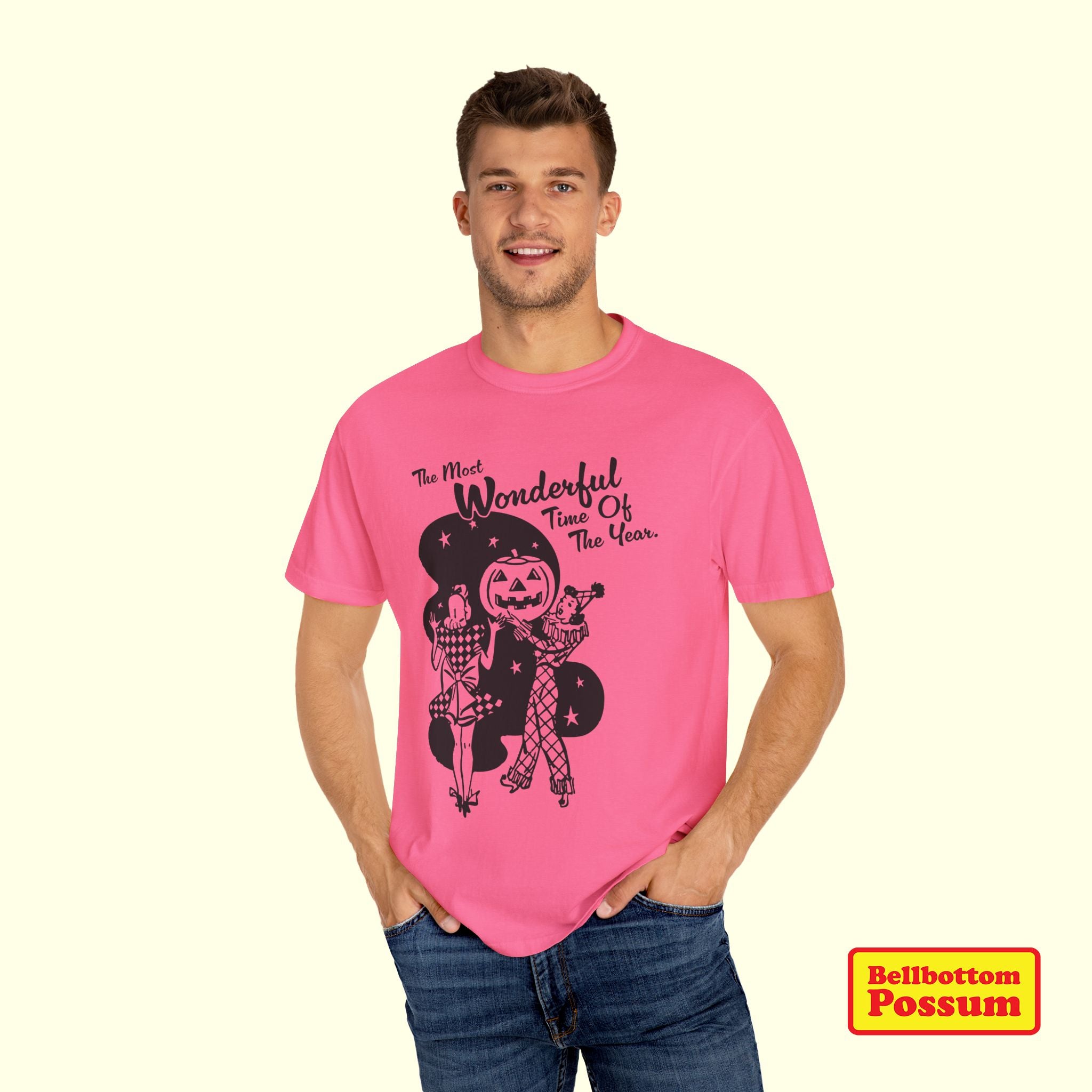 The Most Wonderful Time of the Year Halloween T-Shirt | Funny Seasonal Graphic Tee | Spooky Season Retro Vintage Shirt