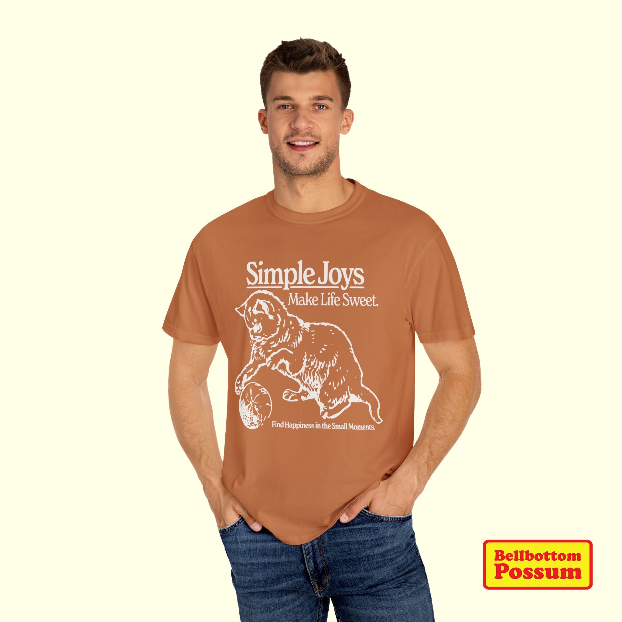 Simple Joys Cat T-Shirt | Comfort Colors