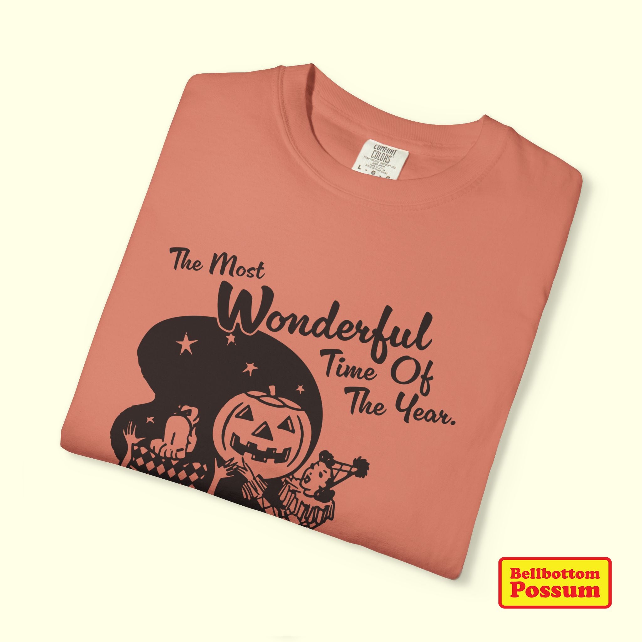 The Most Wonderful Time of the Year Halloween T-Shirt | Funny Seasonal Graphic Tee | Spooky Season Retro Vintage Shirt
