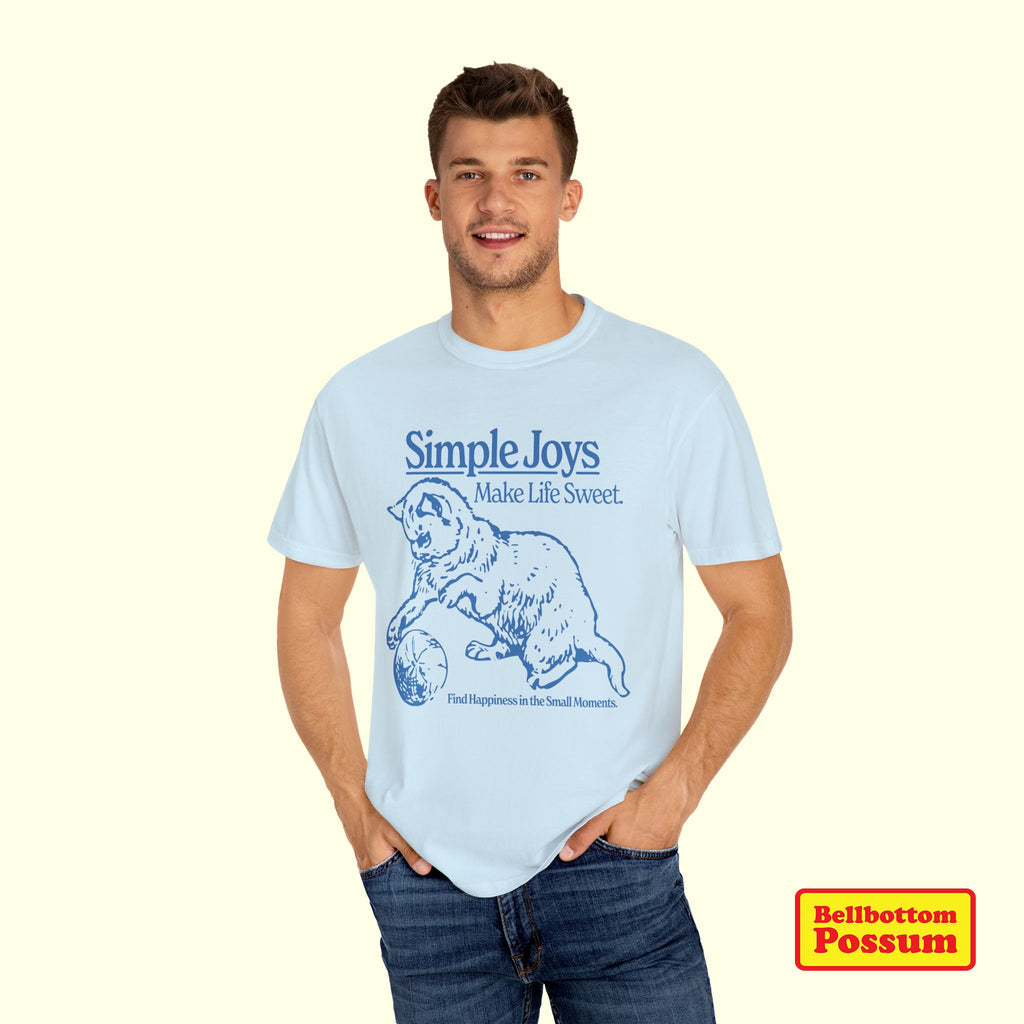 Simple Joys Cat T-Shirt | Comfort Colors