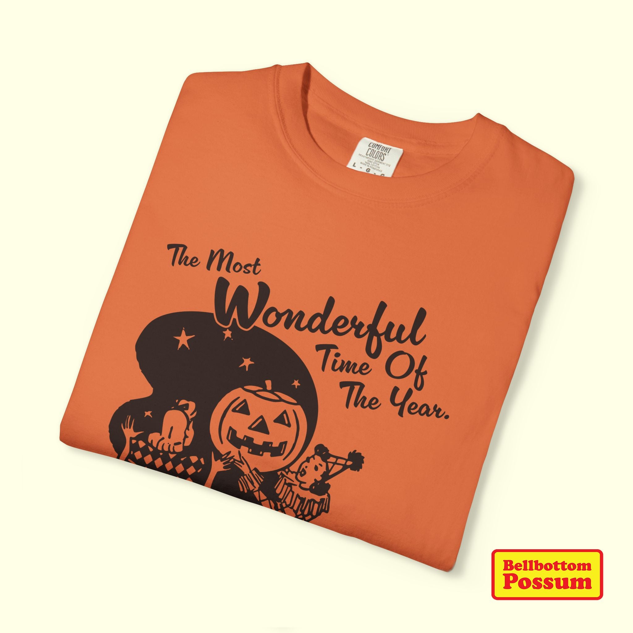 The Most Wonderful Time of the Year Halloween T-Shirt | Funny Seasonal Graphic Tee | Spooky Season Retro Vintage Shirt