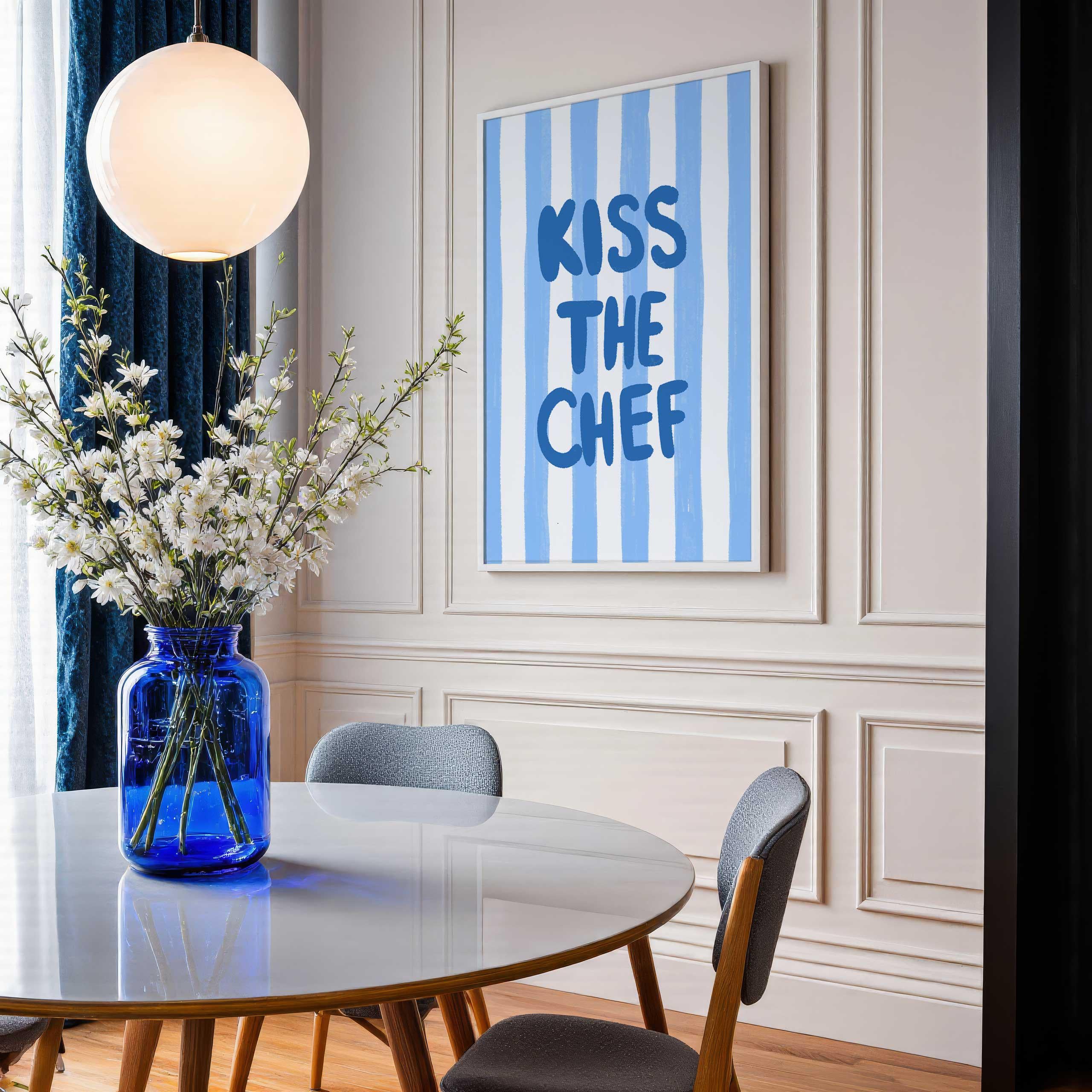 Kiss the Chef Wall Art Digital Download