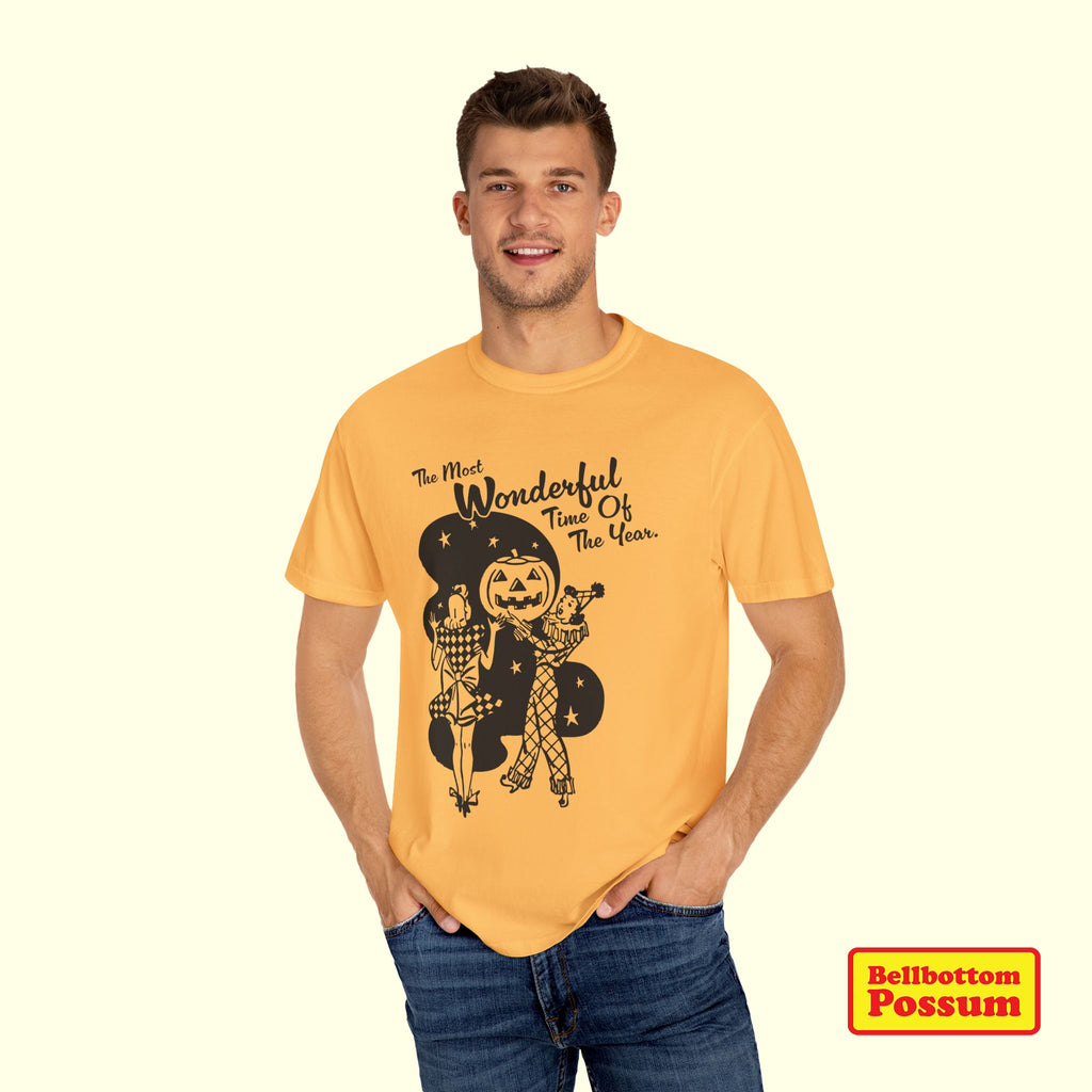 The Most Wonderful Time of the Year Halloween T-Shirt | Funny Seasonal Graphic Tee | Spooky Season Retro Vintage Shirt