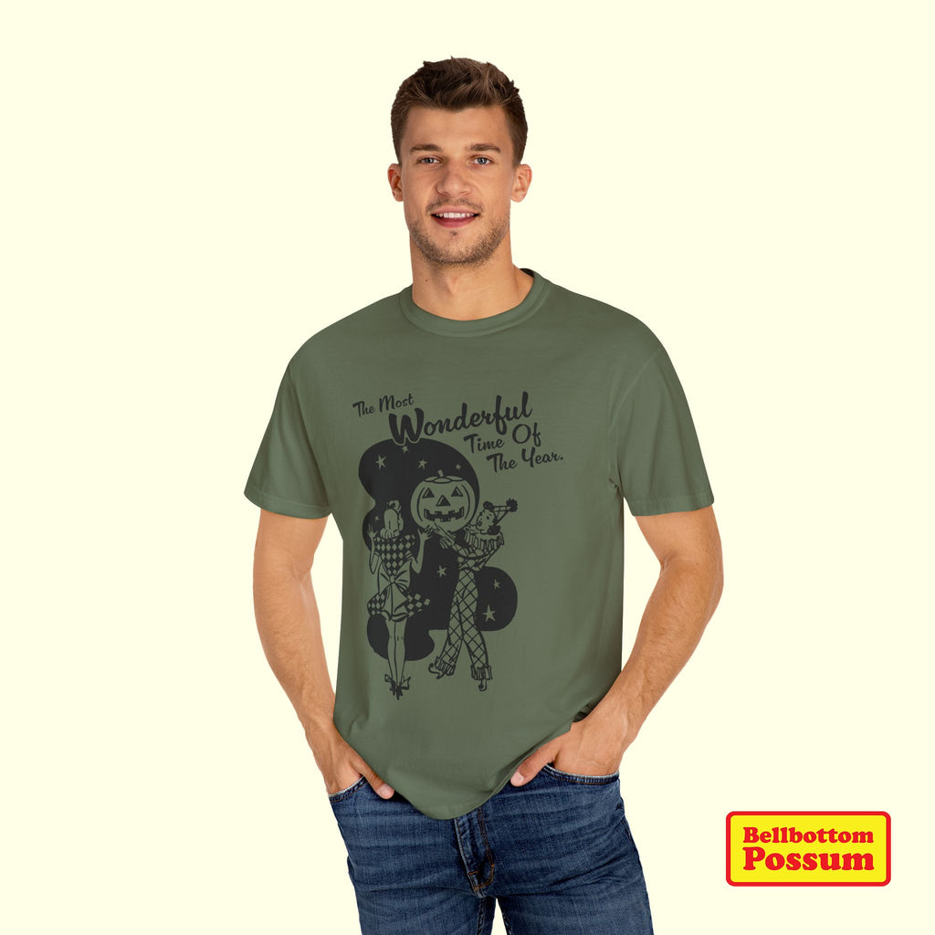 The Most Wonderful Time of the Year Halloween T-Shirt | Funny Seasonal Graphic Tee | Spooky Season Retro Vintage Shirt