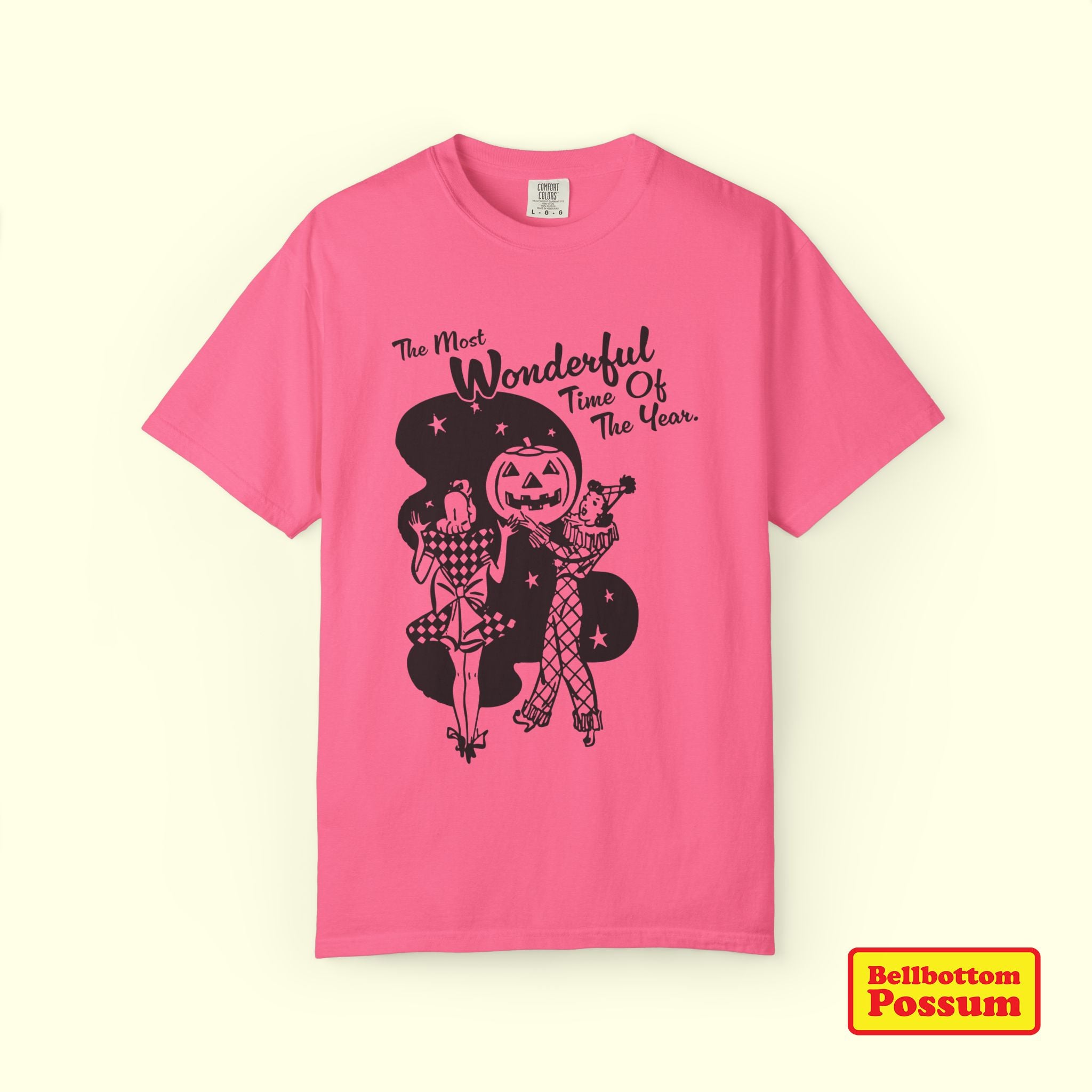 The Most Wonderful Time of the Year Halloween T-Shirt | Funny Seasonal Graphic Tee | Spooky Season Retro Vintage Shirt