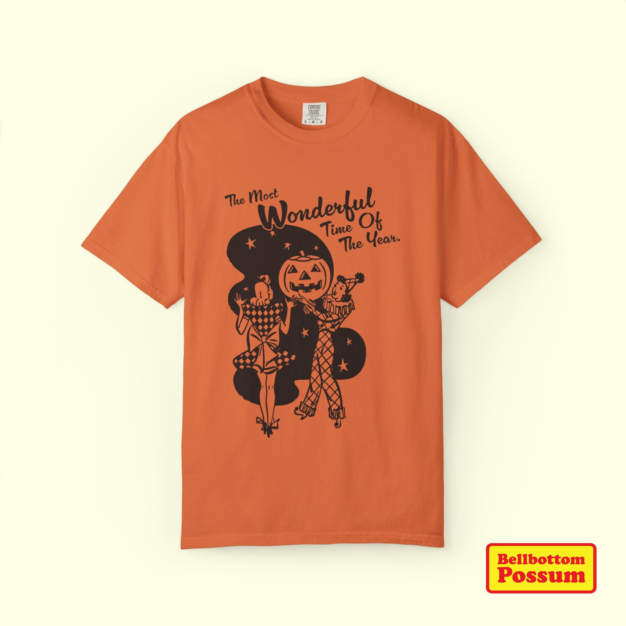 The Most Wonderful Time of the Year Halloween T-Shirt | Funny Seasonal Graphic Tee | Spooky Season Retro Vintage Shirt
