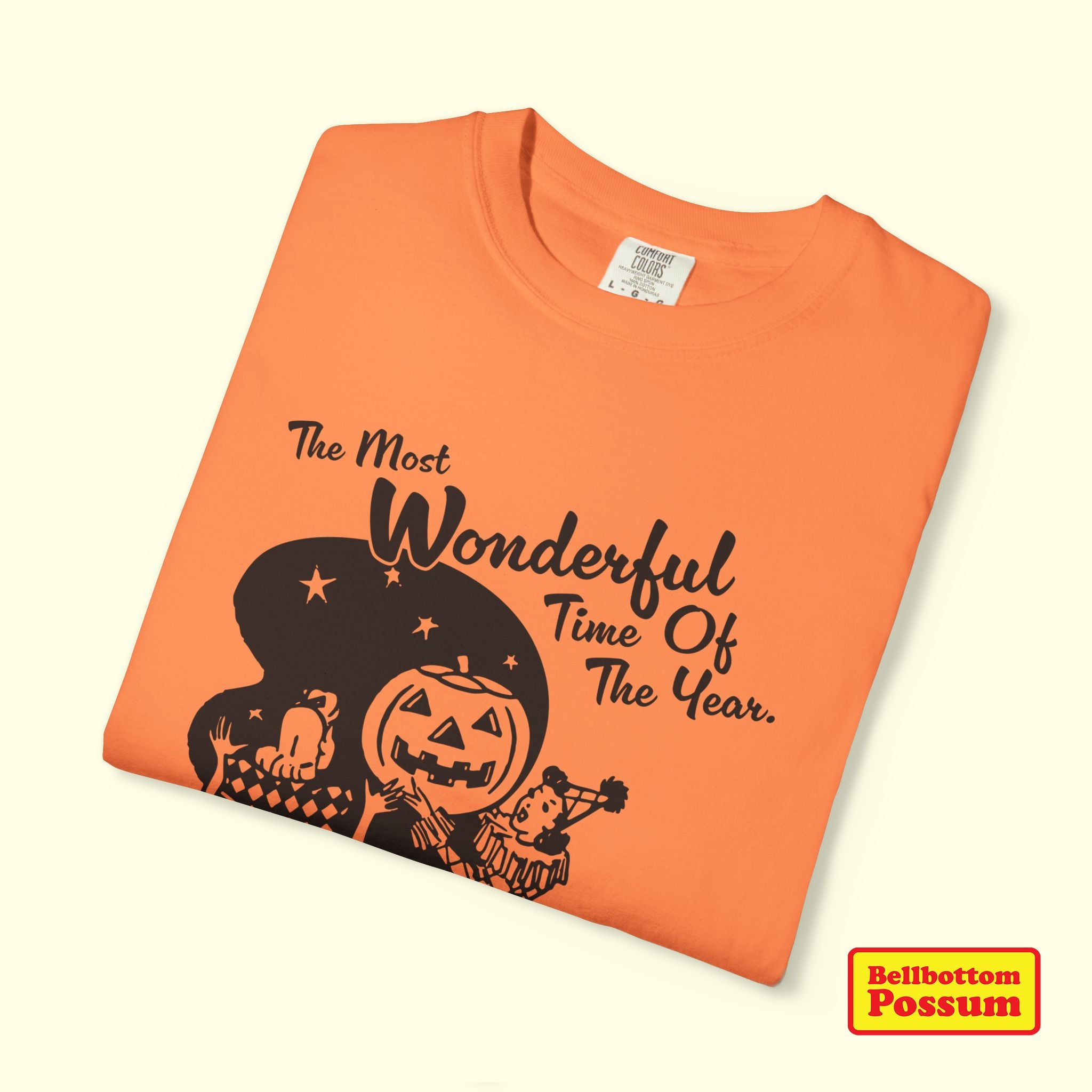 The Most Wonderful Time of the Year Halloween T-Shirt | Funny Seasonal Graphic Tee | Spooky Season Retro Vintage Shirt