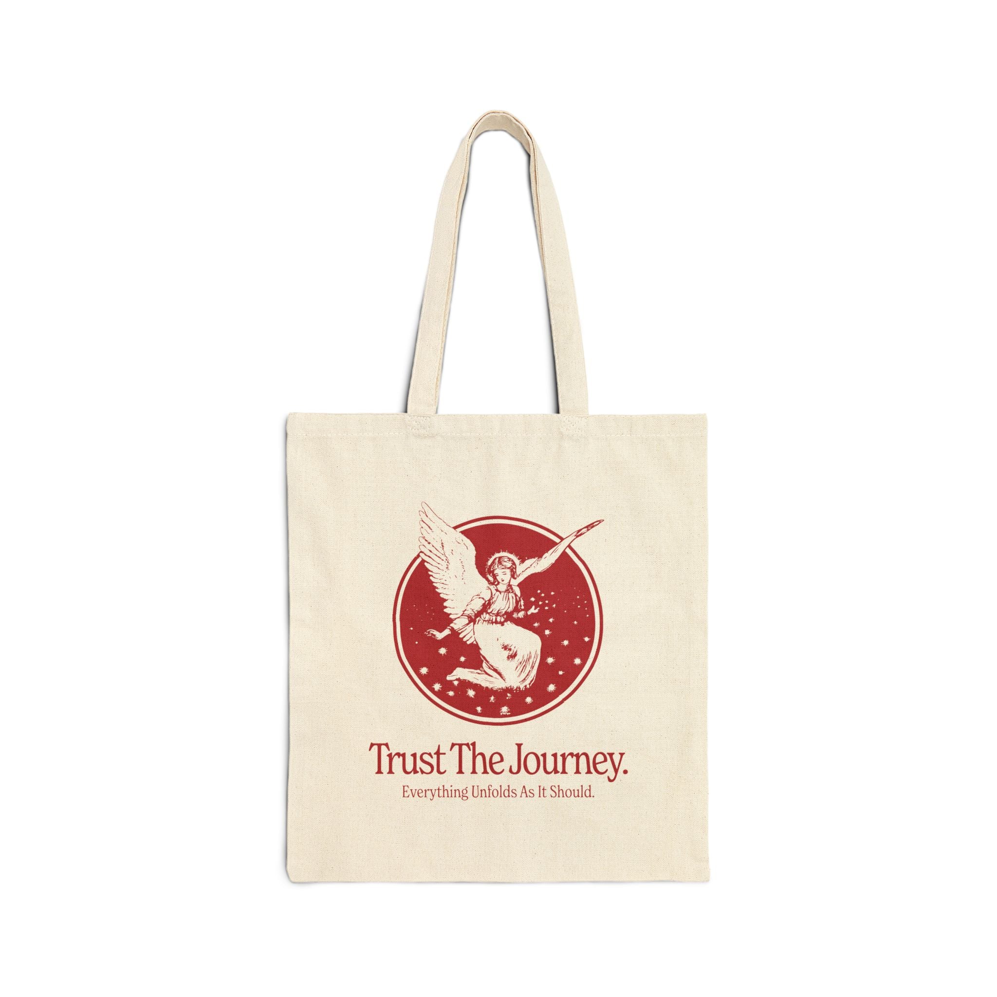 Trust The Journey Cotton Canvas Tote Bag