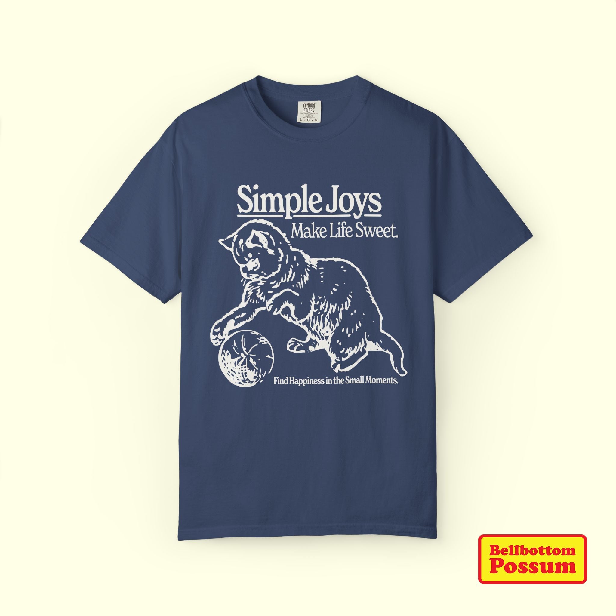 Simple Joys Cat T-Shirt | Comfort Colors